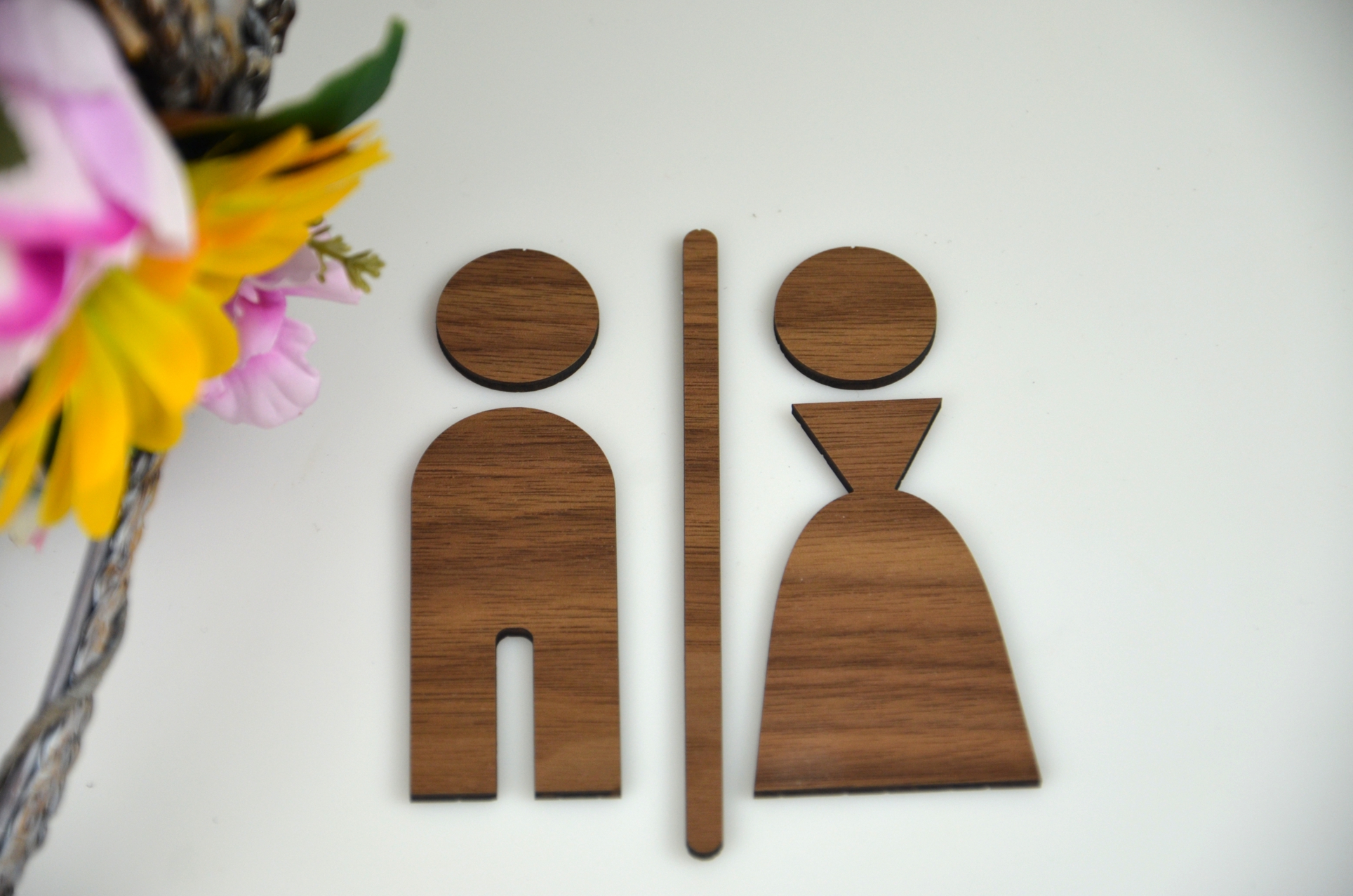 Označenie WC masív - unisex (pánske/dámske)